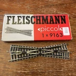 Scale Fleischmann Piccolo 9163 Crossing Track 15 Deg Nos New Old Stock. Fixed Price $9.00.