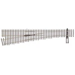 Walthers Track Ho Code #6 Turnout Left Hand 948-70017. Fixed Price $26.99.