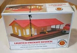 Bachman Ho Lighted Freight Station #46216 - New B21. Fixed Price $14.95.