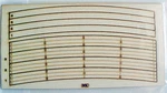 Mrgs 3-RAIL 36" Wood Rr Crossing For Atlas Curved (6066) Sectional Track.. Fixed Price $11.95.