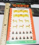 Life Like Ho Scenics Model Train Products, Road Barriers, Hand Painted #S116R. Fixed Price $14.99.
