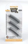 Bachmann Curved Track +nickel Silver Rail & Gray Roadbed E-z 11.25 44821. Fixed Price $20.98.