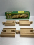 Brio #33333 Vintage Wooden Train Railway Mini Straight Tracks Thomas & Friends. Fixed Price $15.50.