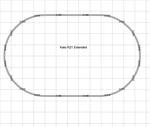 Ho Kato R21" Extended Oval Track Set W/power. Fixed Price $99.95.