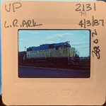 Original 1987 Union Pacific Up Locomotive 2131 Train Diesel 35MM Slide L.r. Ark. Fixed Price $7.99.