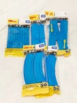 Takara Tomy, Plarail Blue Plastic Track, R-03, R-20, R-02 And R-24, Lot Of 5. Fixed Price $70.00.