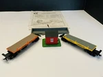Life Like Ho Scale Operating Unloading Terminal W/ Pipe & Lumber Cars. Fixed Price $10.00.