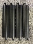 (4) Bachmann 9" Straight E-z Track #92123A2-1 Train Ho 1:87 Scale Black. Fixed Price $9.99.
