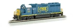 Bachmann 63560 Scale Emd GP40 Standard Dc Csx Transportation. Fixed Price $139.99.