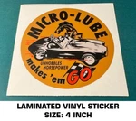 Micro-lube Unhobbles Horsepower Laminated Vinyl Decal Sticker Racing-ac Cobra. Fixed Price $9.42.