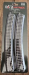 Kato 2-240 Ho Scale 730MM (28 3/4") Radius 22.5 Curve Pcs Unitrack. Fixed Price $16.49.