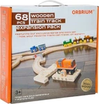 Orbrium Toys 68 Pcs Wooden Train Tracks Free Layouts Fit Thomas, Brio, Ikea,. Fixed Price $38.99.