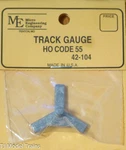 Micro Engineering 42-104 Ho Track Gauge -- Code 55. Fixed Price $10.50.