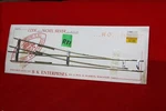 R31- Bk Enterprises Code 100 Ho Nickel Silver Turnout Right #6 161A. Fixed Price $15.00.