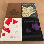 Goshen College Maple Leaf Tracks 1984 1985 1986 1987 Yearbook Hc Set Of. Fixed Price $30.00.