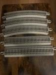 Bachmann Easy Track Lot 92124A3-1 Ho E-z Cruve 5 Total. Fixed Price $9.99.