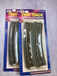 Lot Of Atlas # 463 True-track 22" Radius Curve Tracks (pack 4),HO Scale. Fixed Price $29.99.