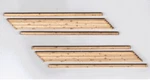 Blair Line H.o. Scale 132 Laser-cut 2-LANE Angled Wood Grade Crossing Left. Fixed Price $6.65.