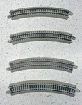 Bachmann E-z Track 11 1/4 Right Curve N4801-A2 Scale Trains Lot Of. Fixed Price $28.00.