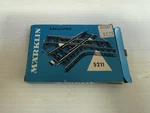Marklin H0 - 5211 Crossing 48.5 Degree Track New Old Stock. Fixed Price $7.00.