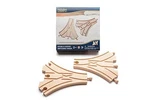 Maxim Toy Train Wooden Double Curved Switch (2 Pieces). Fixed Price $23.79.
