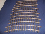6 Lgb Gauge Curved Track No 1500 R=775. Fixed Price $46.95.