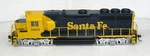 Bachmann 60304 Ho Emd GP-40 Santa Fe (flyer?) #3507, Dcc, Runs Very Well. Fixed Price $60.00.