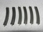 Qty 6 Bachmann Ez Track Scale 11 1/4" R30 Degree Curve N4801A. Fixed Price $23.99.