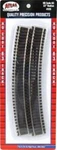 Atlas 535 Ho Code 83 22" Radius Curve Section 6PCS. Fixed Price $15.55.
