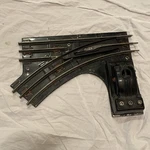 Lionel Train Tracks 027 Gauge Control Left Switch Set Vintage Rail. Fixed Price $12.00.