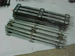 K-line O-27 Gauge Tubular 3-RAIL Straight Track 15 Pieces With Brown Ties. Fixed Price $30.00.
