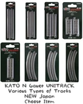 Kato Gauge Unitrack / Various Types Of Tracks (choose Item) New. Fixed Price $14.00.