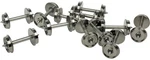 Walthers Proto Ho Scale 36" Wheelsets Wheels/metal Axles (12-PACK). Fixed Price $13.99.