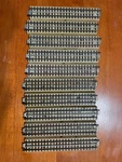 Marklin 3600 Straight Track - Solid Center Rail (10) Great Condition. Fixed Price $5.00.