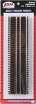 Atlas #520 Ho Scale 9" Straight Track (6-SECTIONS) Code 83 Rails. Fixed Price $15.75.