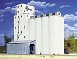 Walthers 933-3022 Ho Adm Concrete Grain Elevator Industrial Structure Kit. Fixed Price $49.99.