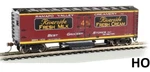 Ho Scale- Track Cleaning 40' Wood Reefer, Ramapo Valley Creamery BAC-16333. Fixed Price $43.99.
