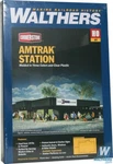 Walthers 933-3038 Amtrak(r) Station Kit Ho Scale Train. Fixed Price $33.99.