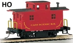 Ho Scale Cass Scenic R.r. Old-time Bobber Caboose BAC-18445. Fixed Price $33.99.