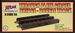 New Atlas #2081 Code 55 Through Plate Girder Double Track Bridge. Fixed Price $32.15.