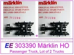 New 303390 M Rklin Passenger Trucks, Lot Of 2. Fixed Price $22.22.