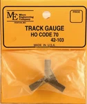 Micro Engineering Ho Code 70 Point Track Gauge (42-103). Fixed Price $9.95.