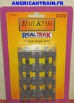 Realtrax 40-1041 O Scale Mth Track Clips (24). Fixed Price $14.14.
