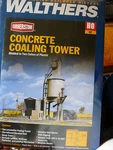 Walthers Cornerstone Ho #3042 Concrete Coaling Tower -- & Shed (kit Form). Fixed Price $42.89.