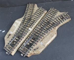 Marklin 5221 Ho Left & Right Hand Manual Swich Turnout Pair. Fixed Price $18.00.
