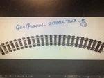 Gargraves 72-401SW Scale Track Wood Ties Tinplate Rails 8 Pack (circle). Fixed Price $124.99.