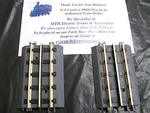 New 2- Pack Mth Realtrax Nickel Silver Rail 4.25" Straight Track Section 40-1017. Fixed Price $10.99.