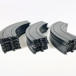 25 Vintage Tyco Slot Car Racing Ho 9"R 1/4 Circle Track. Fixed Price $35.99.