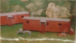 Bachmann Plasticville #45175 Ho Scale Railroad Work Sheds 2 Pk New In Box. Fixed Price $19.99.