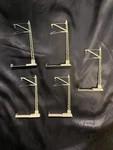 Set Of 5 Vintage Marklin 7009 Overhead Line Catenary Masts For Tracks. Fixed Price $12.99.